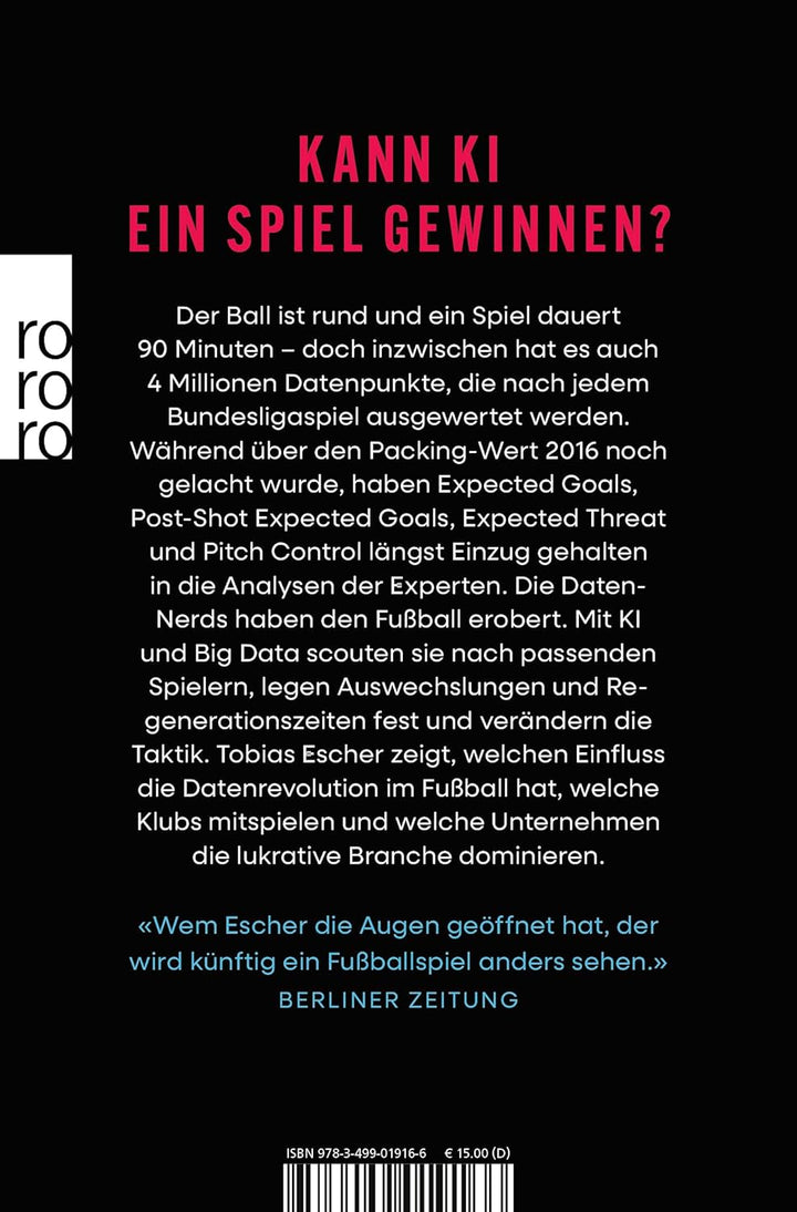 Die Zukunft des Fussballs: Wie KI und Big Data den Fussball verändern, Taschenbuch