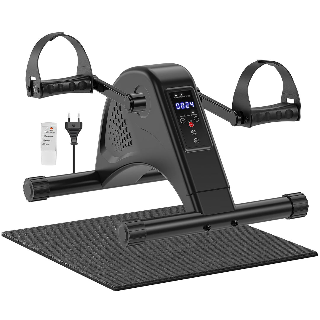Pedaltrainer, Beintrainer für Zuhause, Leisem Motor, 6 Geschwindigkeitsstufen, Heimtrainer Senioren