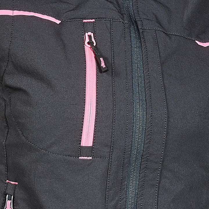 U-Power PE181GF Linea Lady Modell Saturn Lady 4-Wege-Stretch-Stoffweste, 90% Nylon/10% Elasthan, Gra