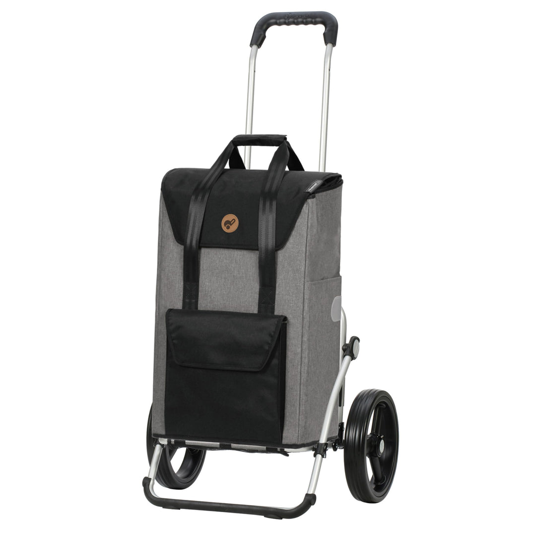 ANDERSEN Einkaufstrolley - Royal Shopper Senta 2.0 grau 49 L Einkaufswagen, stilvoll, wasserabweisen