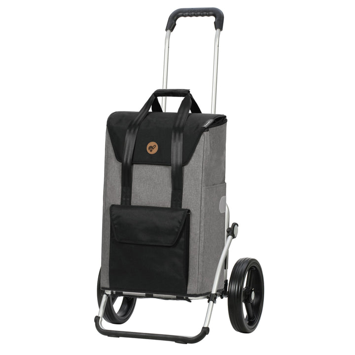 ANDERSEN Einkaufstrolley - Royal Shopper Senta 2.0 grau 49 L Einkaufswagen, stilvoll, wasserabweisen