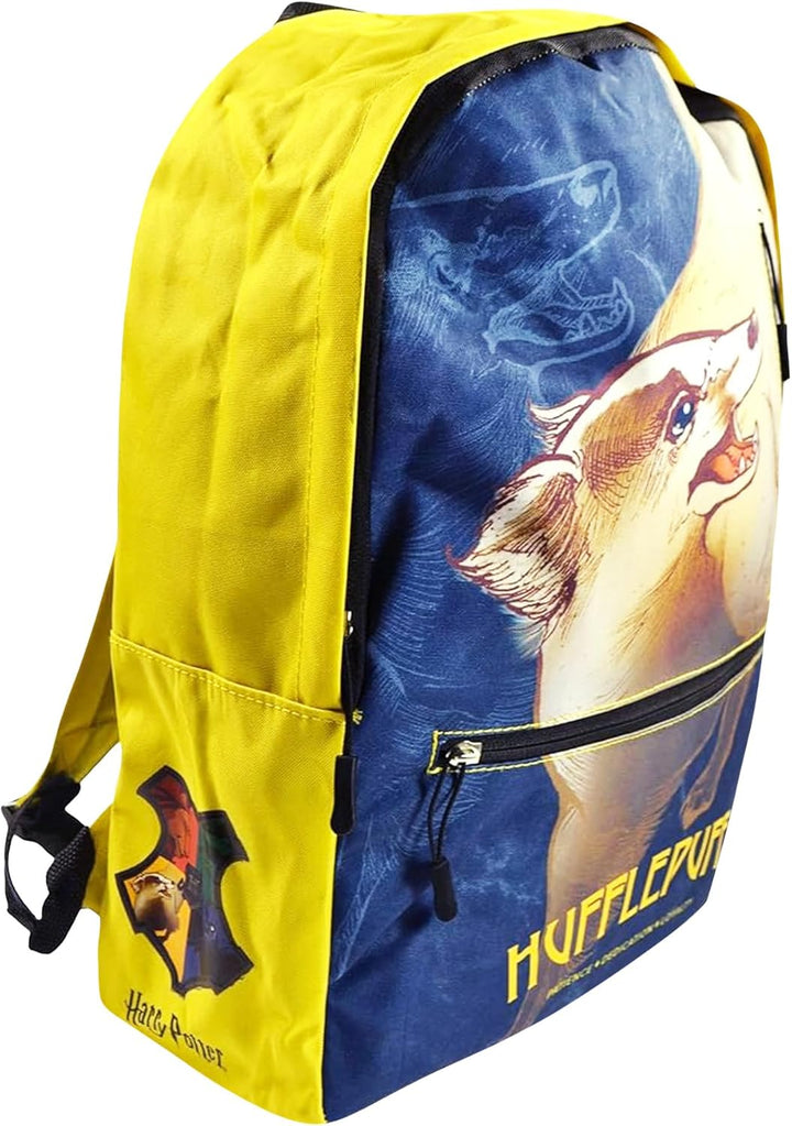 Harry Potter Rucksack (Hufflepuff Design) 30cm x 40cm x 12cm - Offizielles Lizenzprodukt