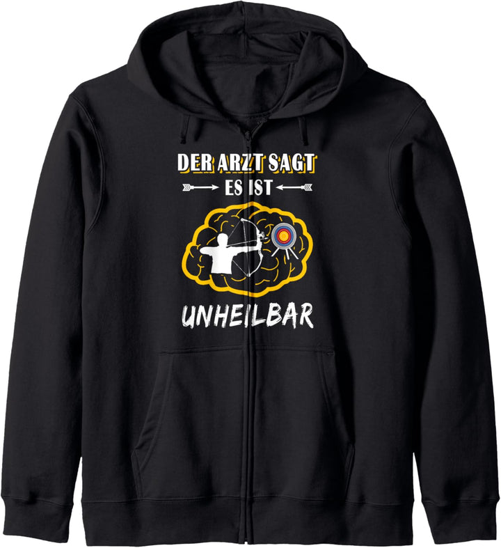 Bogensport Bogensportler Bogen Compoundbogen Bogenschiessen Kapuzenjacke