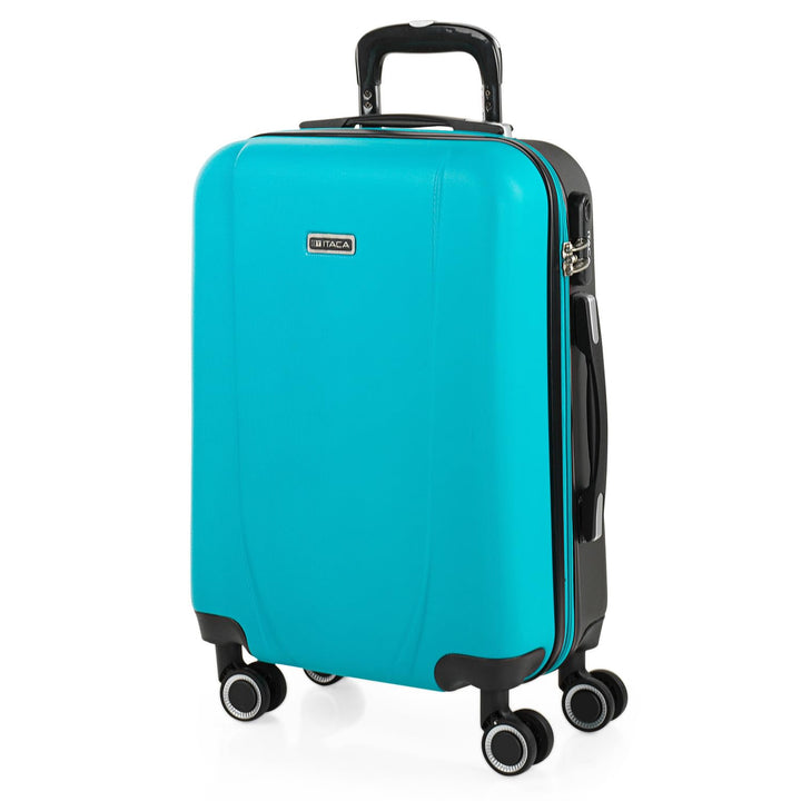 ITACA - Trolley Handgepäck Cabin Trolley Koffer Reisekoffer Hartschalenkoffer mit Zahlenschloss - Ka