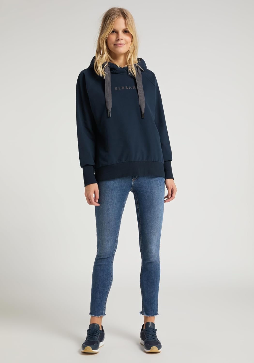 Elbsand Svana Damen Hoodie, Sweatshirt mit Kapuze, Rundhalsausschnitt Coldwater XS, Coldwater XS