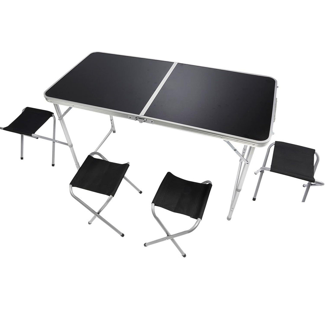 GOODS+GADGETS Klappbarer Multifunktionstisch Mehrzwecktisch Campingtisch Camping-Set Klapptisch Mark