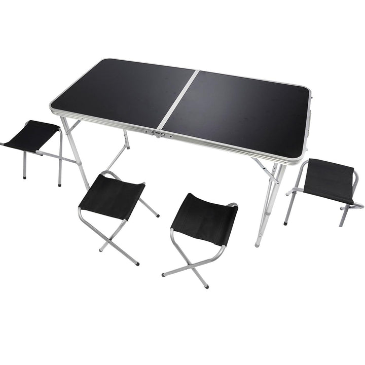 GOODS+GADGETS Klappbarer Multifunktionstisch Mehrzwecktisch Campingtisch Camping-Set Klapptisch Mark