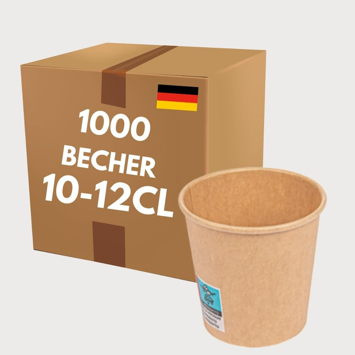 COVR Kraftbecher (10 – 12 cl – 4 oz/1000 Stück), 10 – 12 cl – 4 oz/1000 Stück