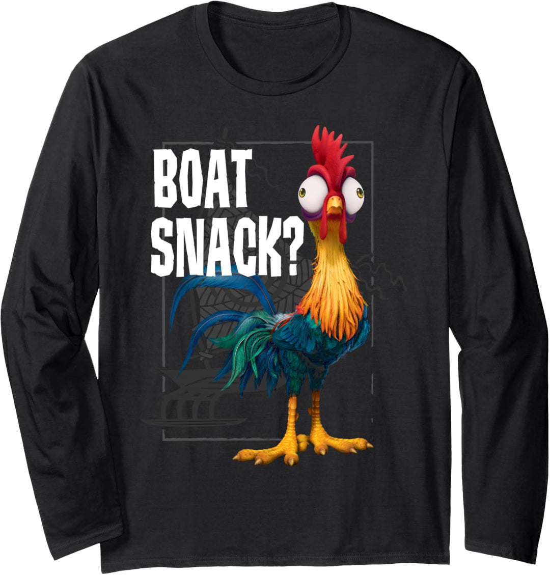 Disney Moana Hei Hei Boat Snack Portrait Langarmshirt