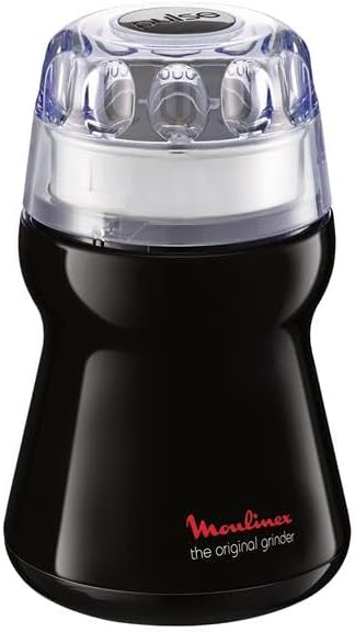 Moulinex ar110830 Universalmühle, für Kaffee/Gewürze/Nüsse, Schwarz, für alle Arten von
