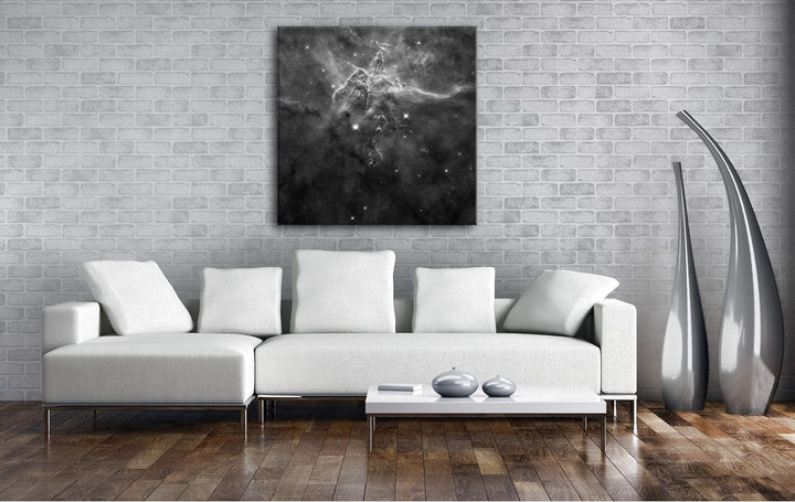 deyoli gigantischer Sternennebel Format: 60x60 Effekt: Schwarz&Weiss als Leinwandbild, Motiv fertig