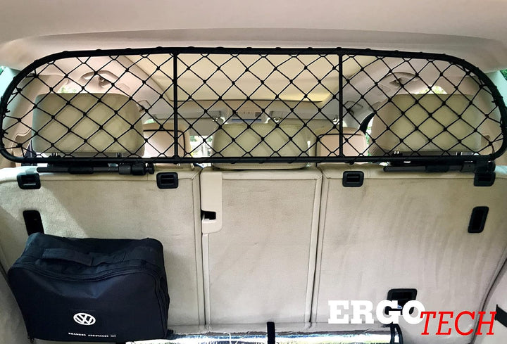 ERGOTECH Trennnetz Trenngitter kompatibel mit Volkswagen Touareg (2014-2018) RDA65-S8, für Hunde und