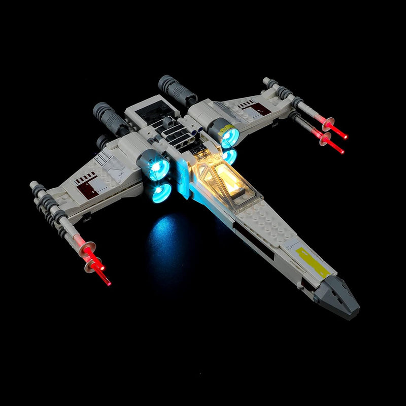 BRIKSMAX 75301 Led Licht für Lego Luke Skywalkers X-Wing Fighter - Compatible with Lego Star Wars Ba