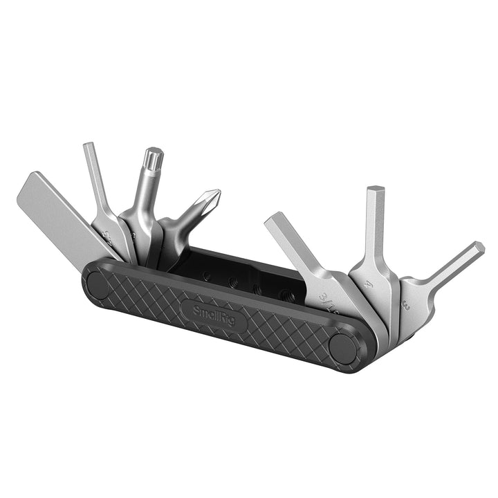 SMALLRIG Kamera Multitool Werkzeug mit Schraubendreher und Schraubenschlüssel, Folding Screwdriver T