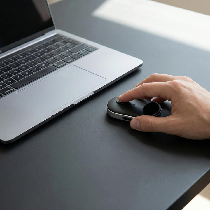 CSL - Wireless Maus mini Format – kabellos Bluetooth/Funk 2,4 GHz – Koppelung mit Zwei Geräten zugle