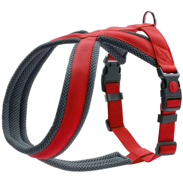 HUNTER Hundegeschirr LONDON COMFORT, atmungsaktives 3D-Mesh, 2-fach verstellbar, Sicherheitsverschlu