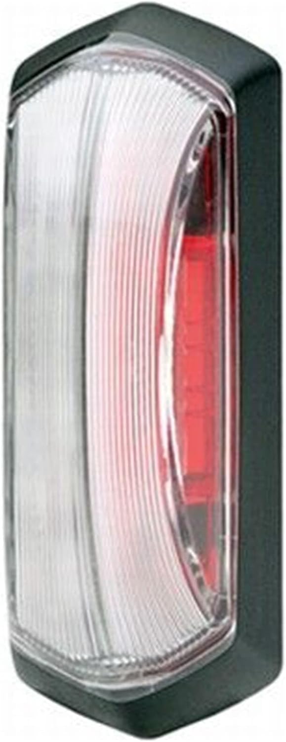 HELLA - Umrissleuchte - LED - 24V - LED-Lichtfarbe: rot/weiss - seitlicher Anbau - 2XS 205 020-011,