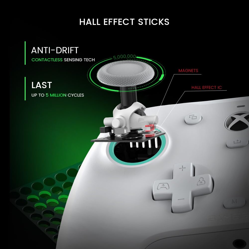 GameSir G7 SE Offiziell lizenzierter Xbox One-Controller mit Hall-Effekt-Sticks für Windows 10/11, X