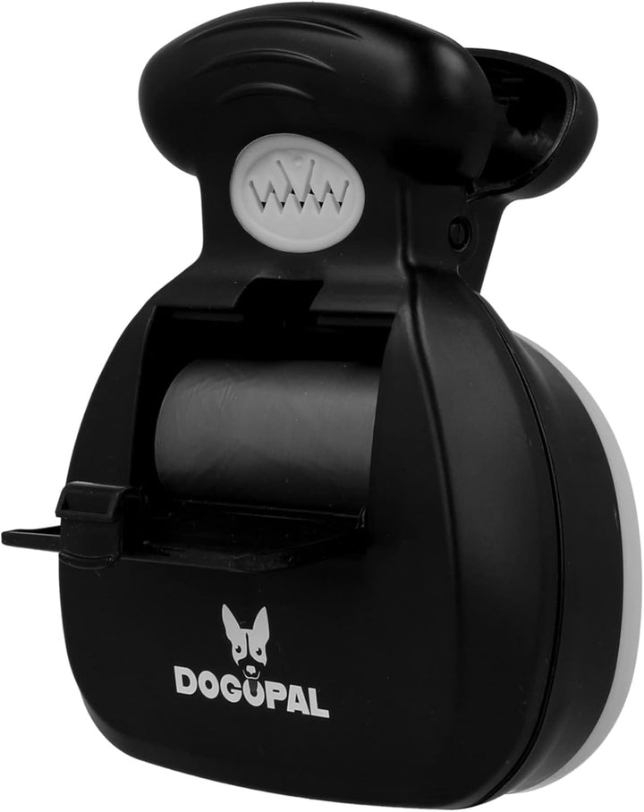 DOGOPAL Hundekotgreifer mit Beutel für Unterwegs - Tragbare Hundekotschaufel mit Erweiterbarem Fach