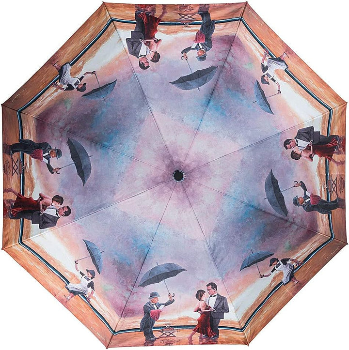 VON LILIENFELD Regenschirm Taschenschirm Windfest Theo Michael: Hommage to the Singing Butler Auf-Zu