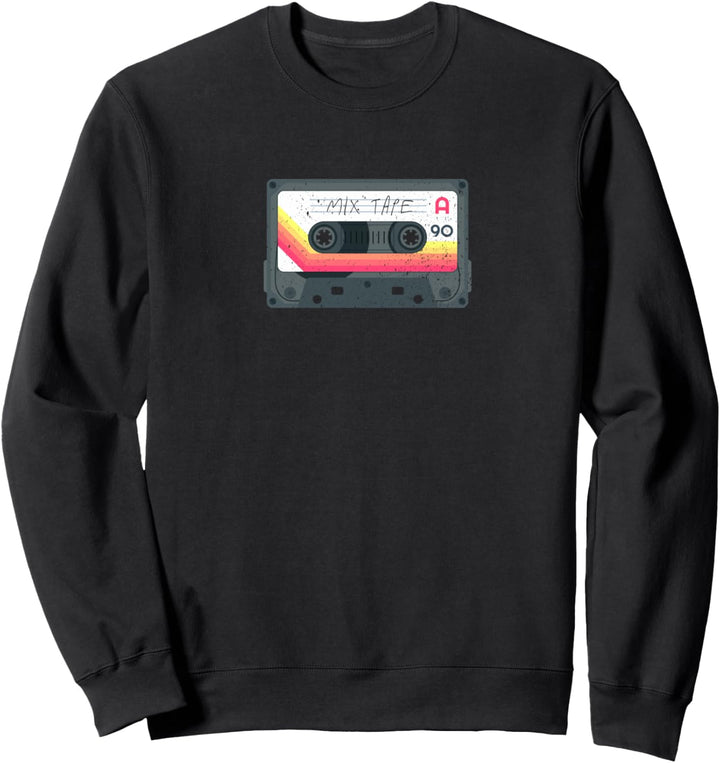 Mix Tape Retro Vintage Kassette Musik Fans lieben Sweatshirt