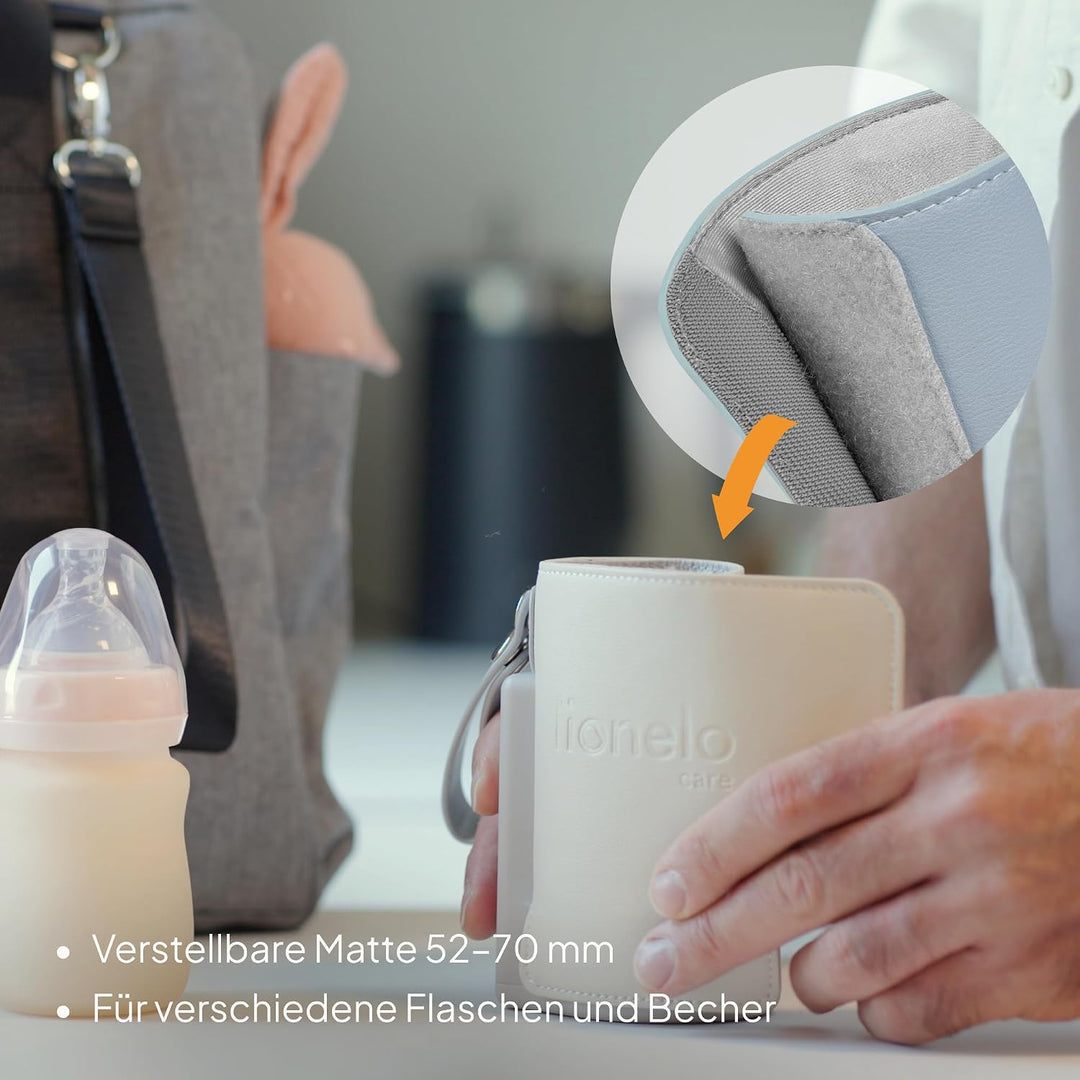LIONELO Thermup Go Plus Tragbarer Babyflaschenwärmer, hält Flüssigkeiten warm, 5 Betriebstemperature