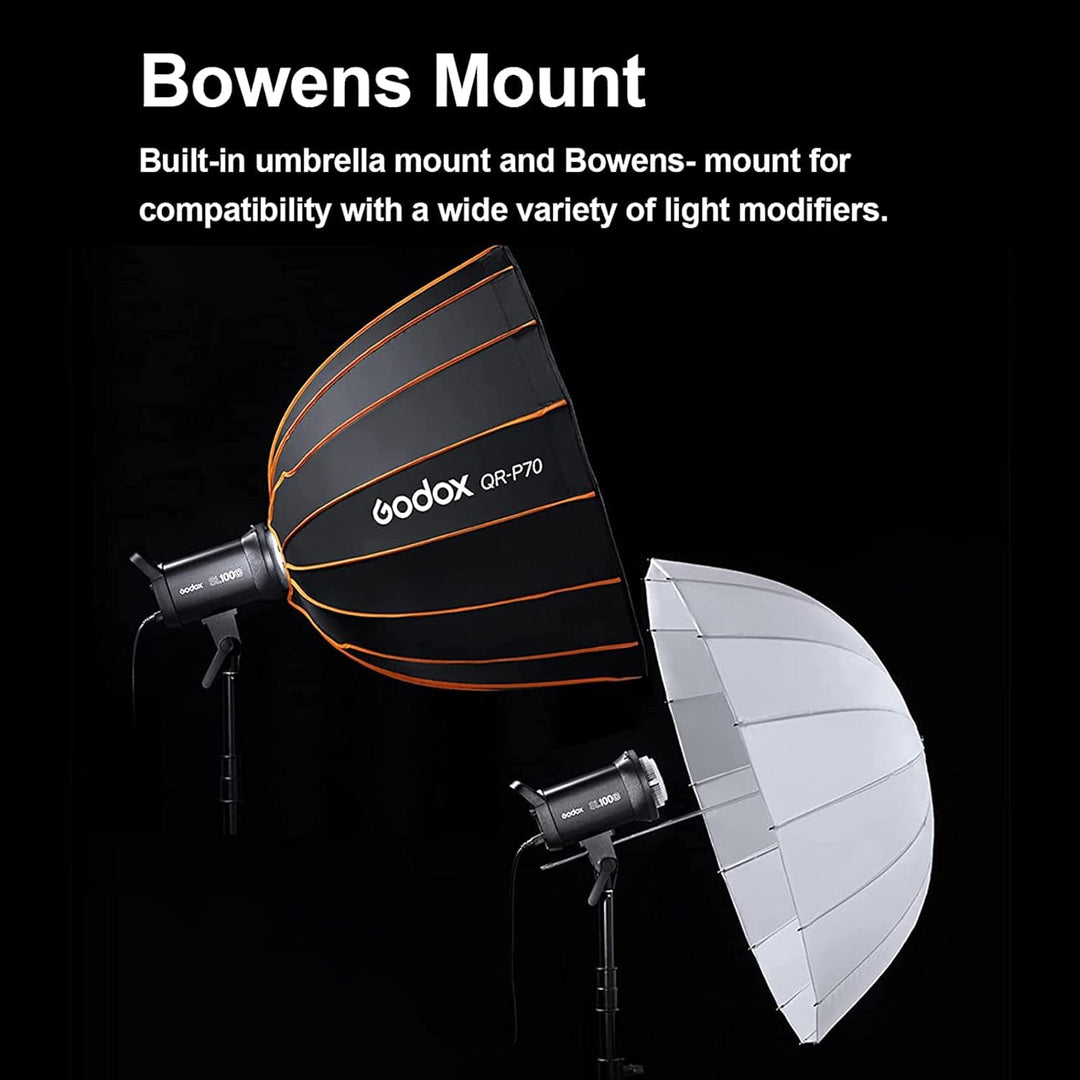 Godox SL100Bi LED Videolicht Bi-Color, TLCI 97+ CRI 96 +, 11 Lichteffekt, APP Bluetooth Steuerung, B