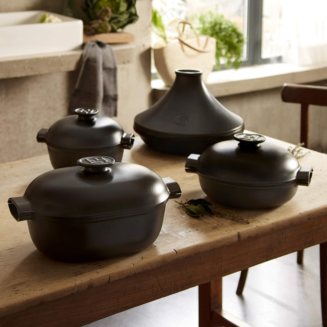 Emile Henry Tajine Induktion Schwarz, Schwarz