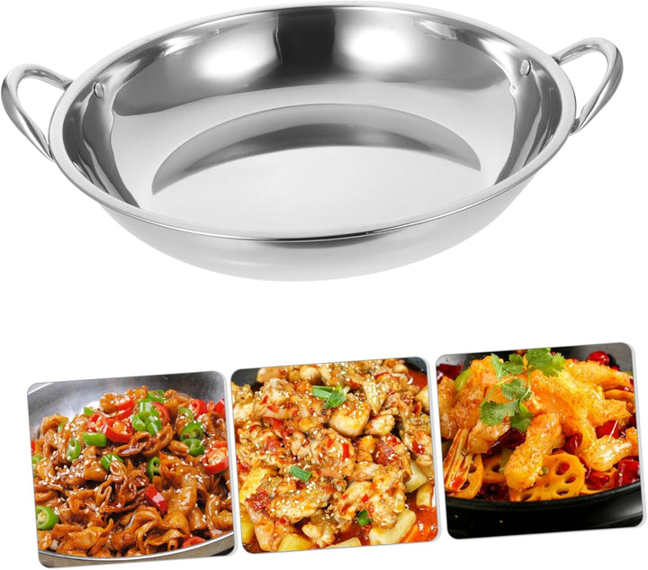 Happyyami Edelstahltopf mit Antihaftbeschichtung und Rutschfestem Griff Grosser Kochtopf zum Kochen