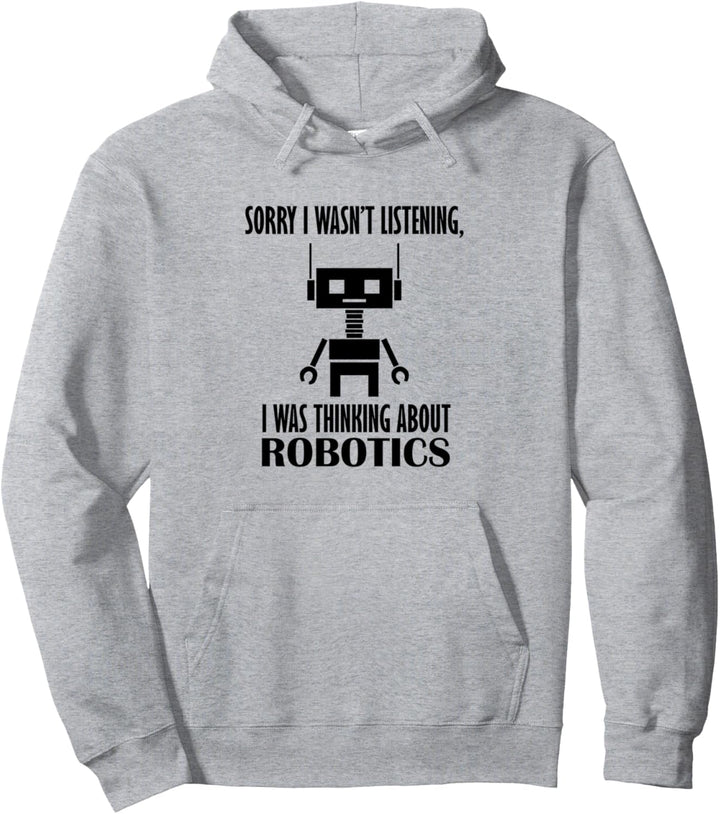 Über Roboter nachdenken Robotik-Ingenieur Pullover Hoodie