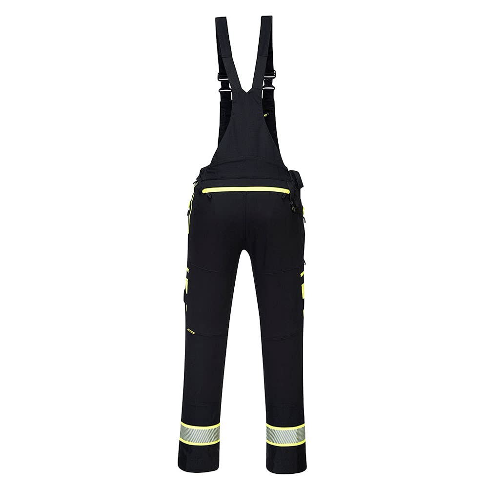 Portwest DX4 Latzhose, Grösse: XL, Farbe: Schwarz, DX441BKRXL Schwarz XL, Schwarz XL