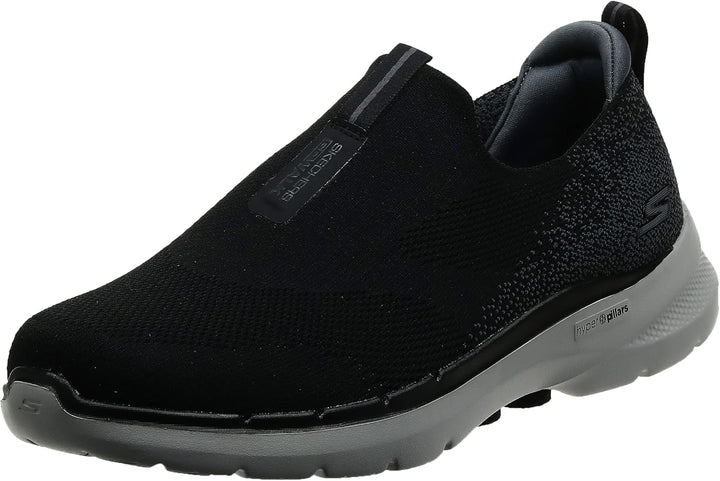 Skechers Herren Go Walk 6 Sneaker 42 EU Schwarz, 42 EU Schwarz