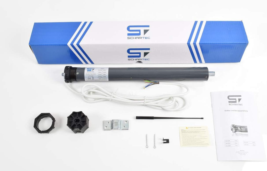 SCHARTEC Profi- Rolladenmotor für 40 mm Welle Rohrmotor - Rolladenantrieb Rollladenmotor (SCHARTEC T