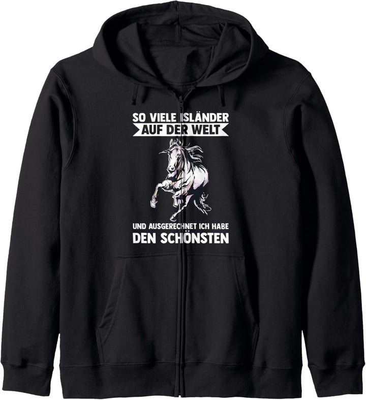 Pferde Stall Reiten Isländer Pferd Kapuzenjacke