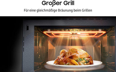 Samsung MC32J7055CT/EG Kombi-Mikrowelle mit Grill und Heissluft, 900 W, 32 ℓ Garraum (Extra Gross),