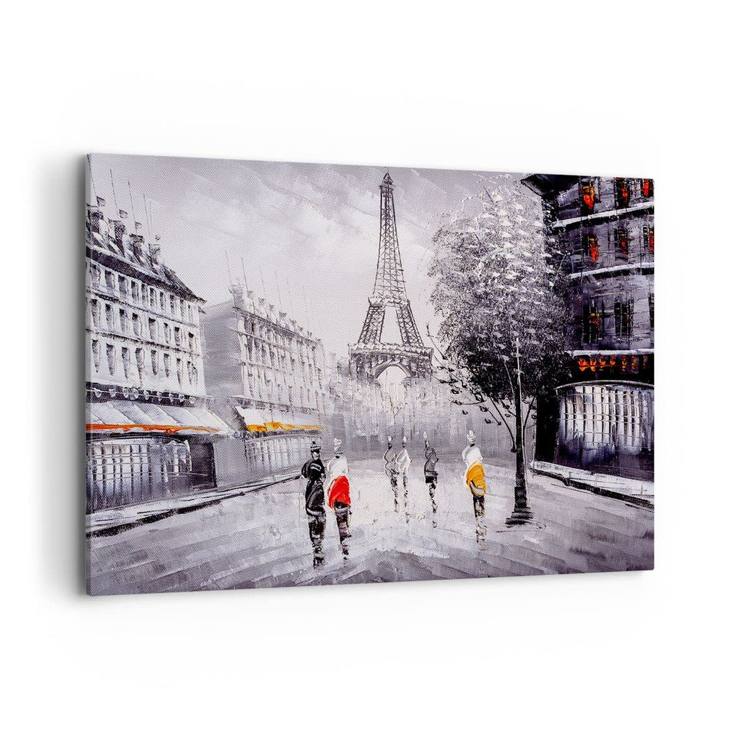 Bilder auf Leinwand 100x70cm Leinwandbild Architektur Paris Eiffle Frankreich Gross Wanddeko Bild Sc