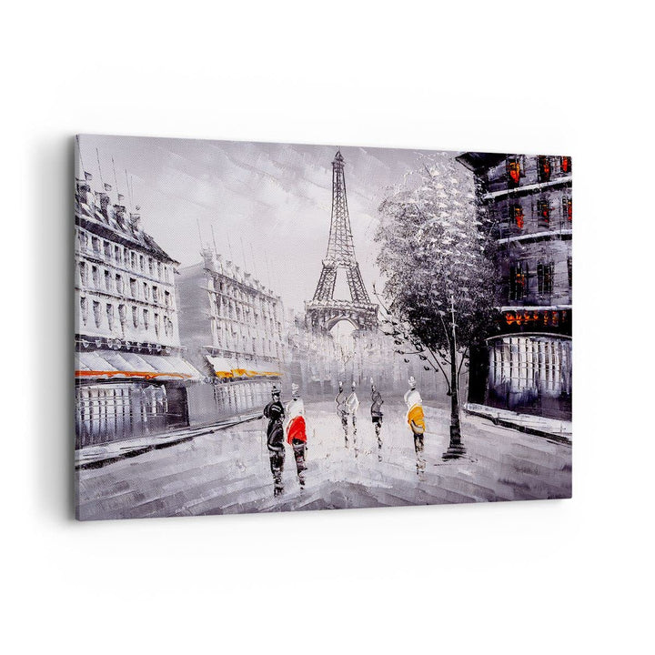 Bilder auf Leinwand 100x70cm Leinwandbild Architektur Paris Eiffle Frankreich Gross Wanddeko Bild Sc