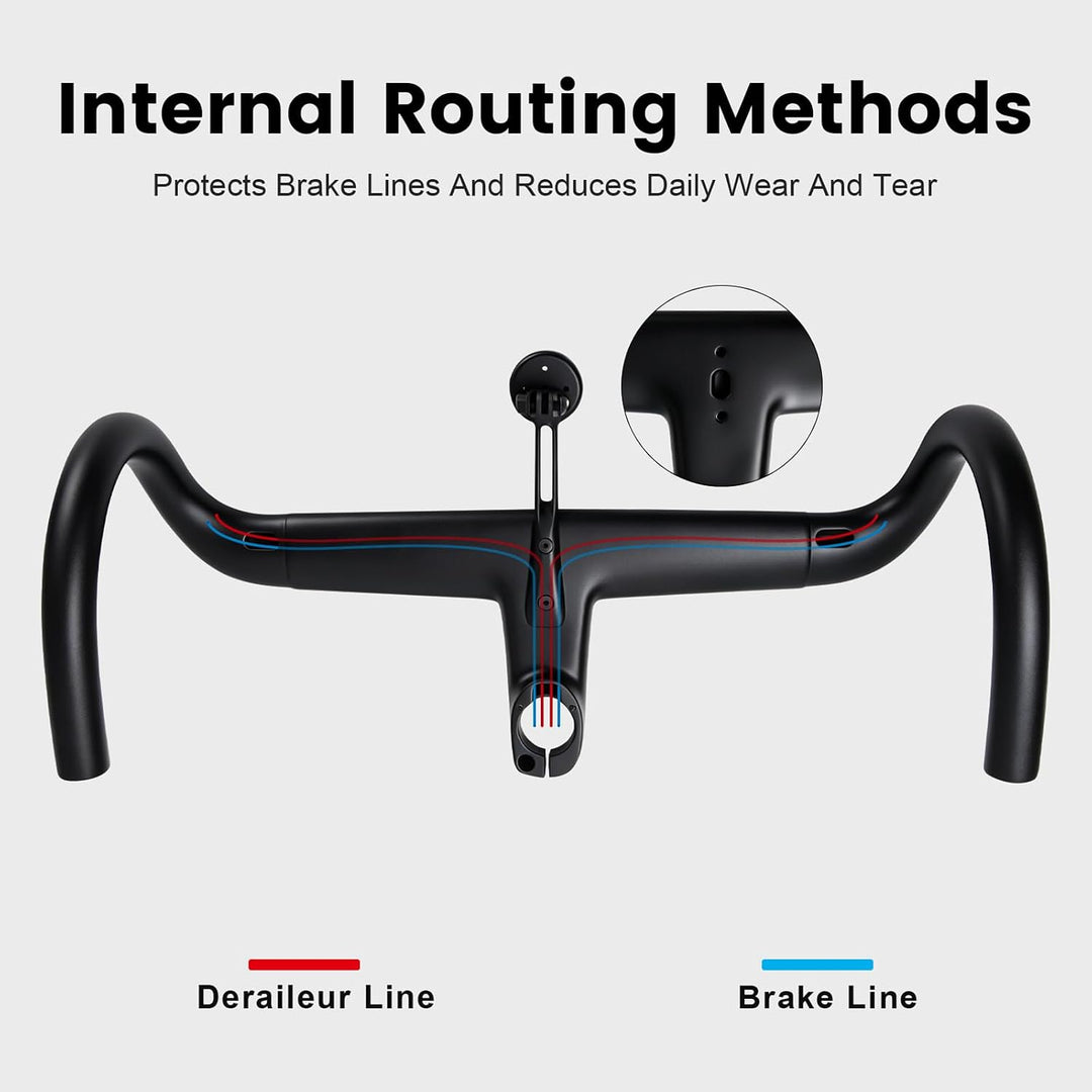 1-1/8"integrierter rennrad lenker RXL SL carbon aero rennrad lenker integrierter vorb flare-winkel 6