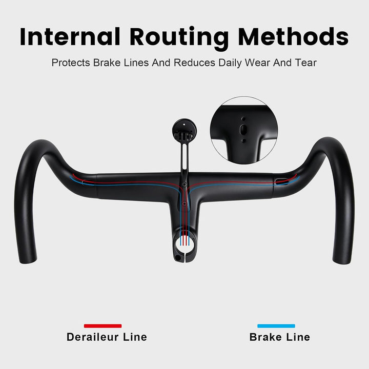 1-1/8"integrierter rennrad lenker RXL SL carbon aero rennrad lenker integrierter vorb flare-winkel 6