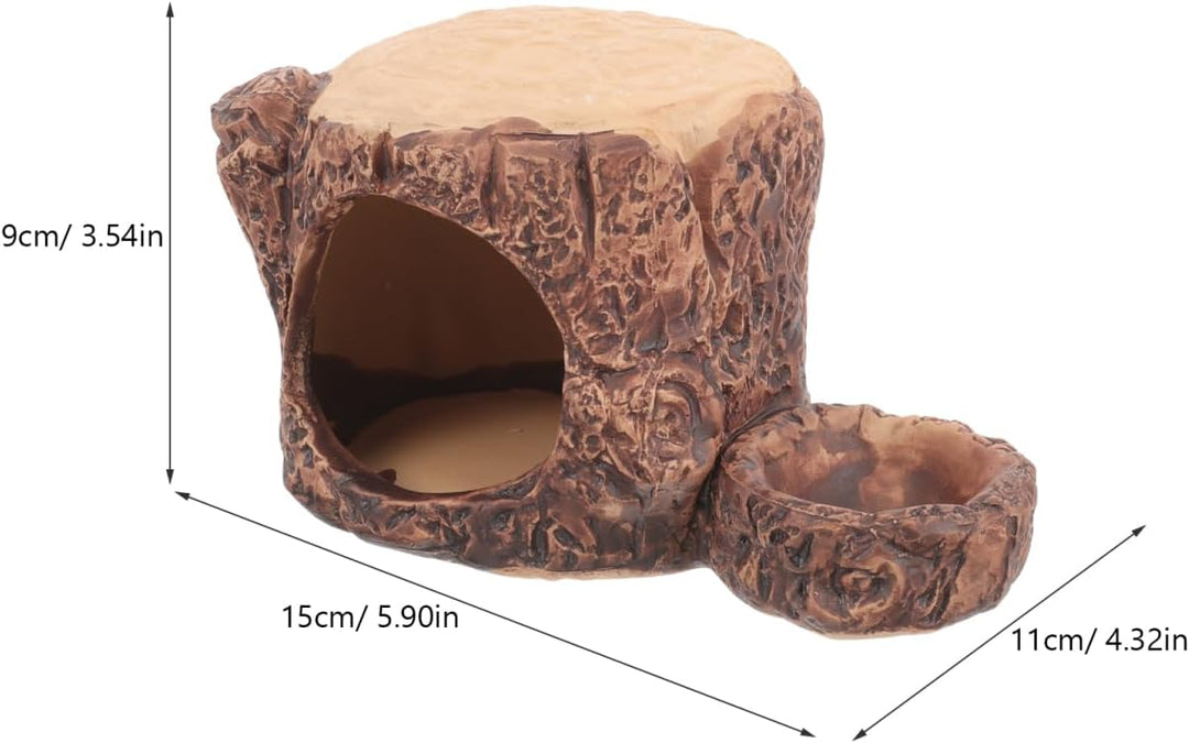 TOYANDONA Keramik Hamsterhaus mit Kühlendem Versteck für Kleine Haustiere und Erholsamen Schlaf