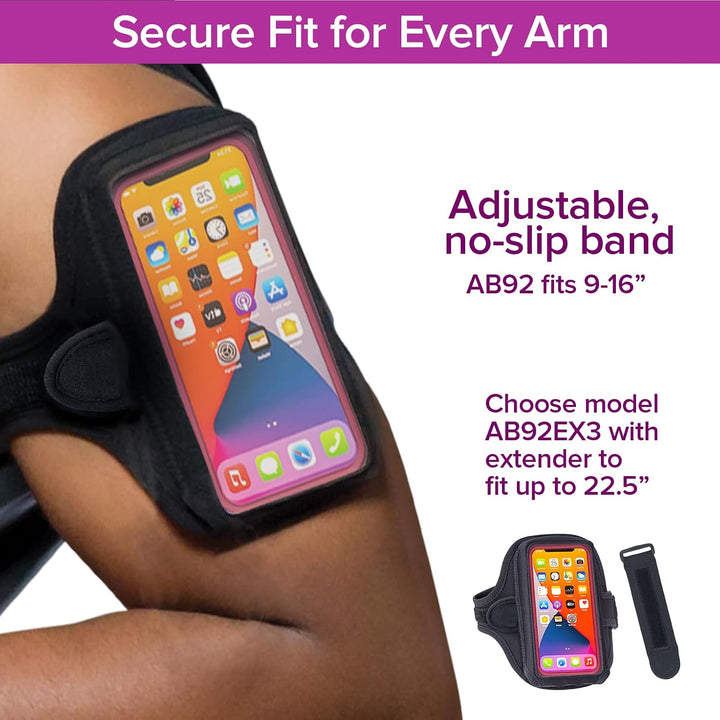 Tune Belt AB92 Sport Armband schwarz, schwarz