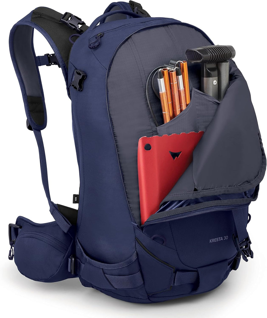 Osprey Kresta 30 Damen Backcountry Ski und Snowboard Rucksack Winter Night Blue, Winter Night Blue