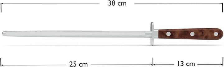 GIESSER seit 1776 - Made in Germany - Wetzstahl 25 cm Tree of Life, PremiumCut Steel No 1, Messersch