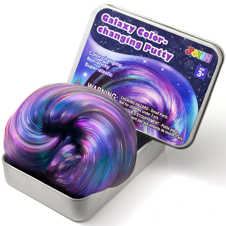 JOYIN Galaxy Color-Changing Knete Springknete für Kinder, Slime Schleim kinder, Sensory Fidget Squis