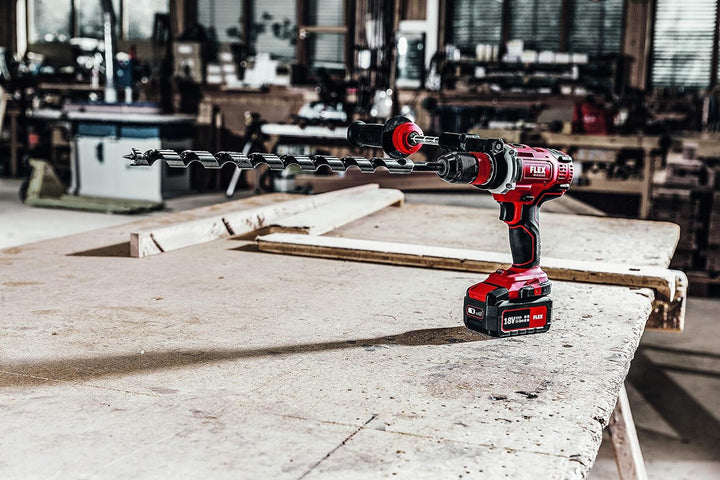 Flex Akku-Bohrschrauber DD 4G 18.0-EC ( 4-Gang Bohrschrauber, 18V, 2,5 / 5 Ah, 64 / 135 Nm, Bohrfutt