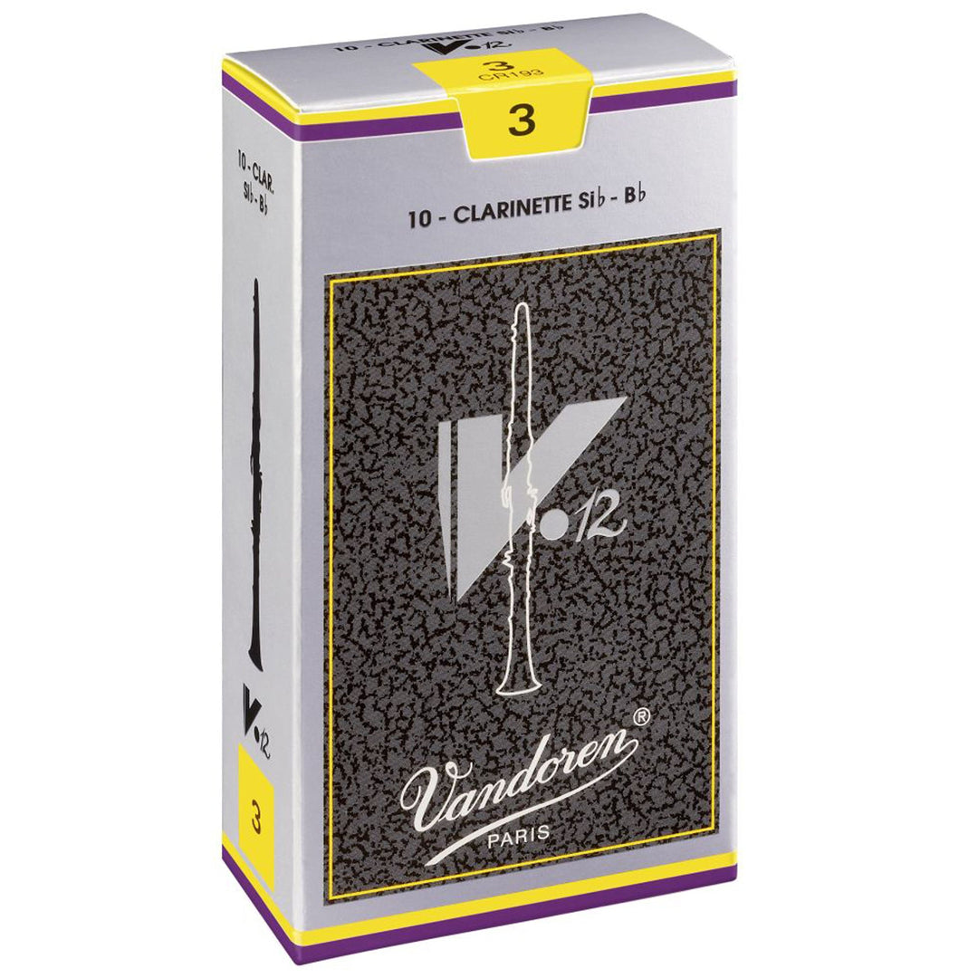 Vandoren CR1925 Traditional Reeds 2.5 V 12 for Bb Clarinet Pack of 10