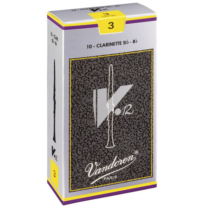 Vandoren CR1925 Traditional Reeds 2.5 V 12 for Bb Clarinet Pack of 10
