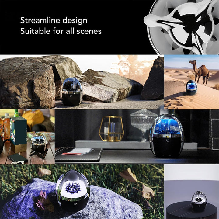Magnetischer Fluid Lautsprecher, Ferrofluid Lautsprecher, Musik Ambiente, Coole Beleuchtung, Ferrofl