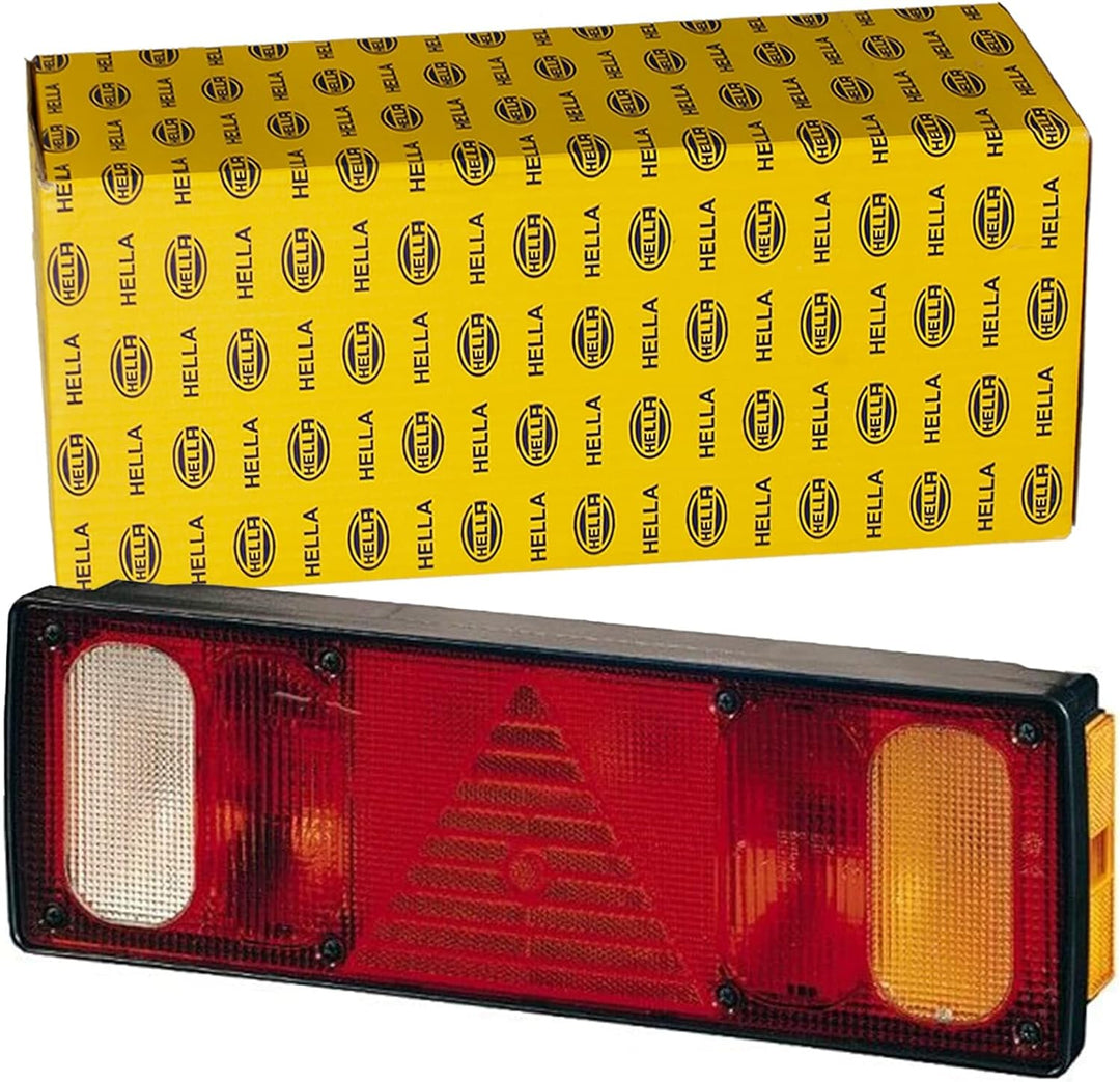 HELLA - Heckleuchte - EasyConn I - Glühlampe - 24V - Anbau/geschraubt - Lichtscheibenfarbe: mehrfarb