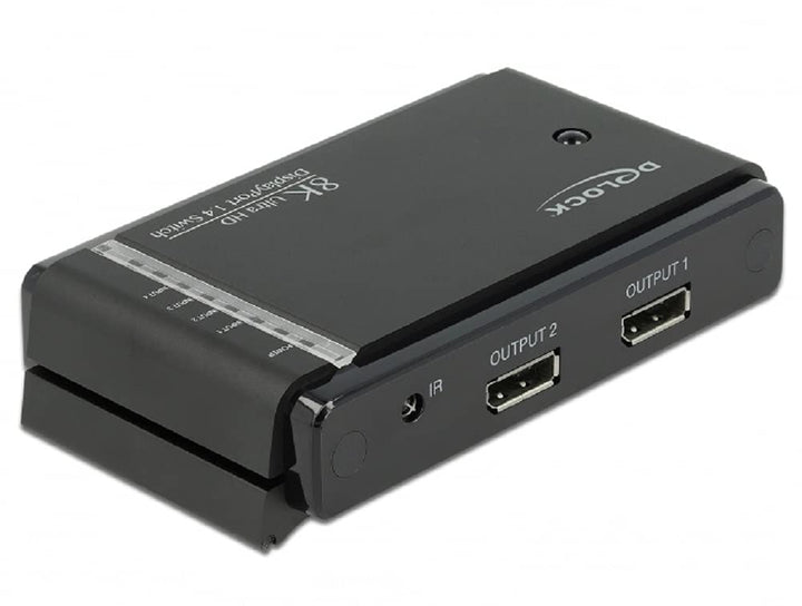 Delock DisplayPort 1.4 Switch 2 x 2 DisplayPort in zu 1 x 2 DisplayPort Out 8K